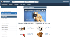 Desktop Screenshot of mundocanino.es