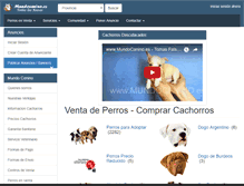 Tablet Screenshot of mundocanino.es